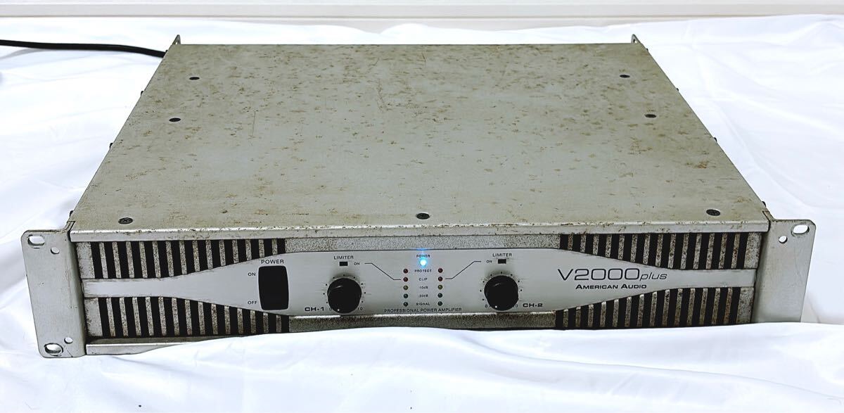 通電確認済み 現状渡し アメリカン オーディオ V2000 mk2 パワーアンプ Yahoo!オークション -「アメリカンオーディオ」(パワーアンプ