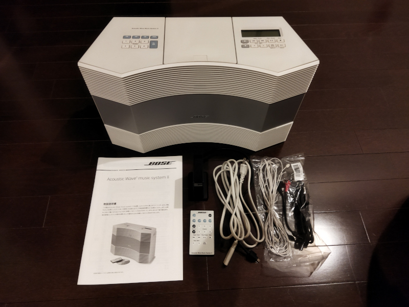 Bose Acoustic Wave music system II [チタニウムシルバー Bose Acoustic Wave music system II [チタニウムシルバー