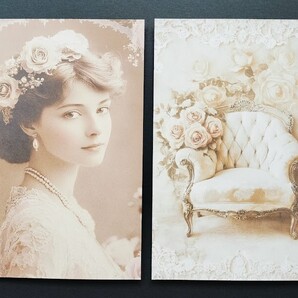 ポストカード 素材 romantic