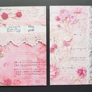 ポストカード 素材 Pink