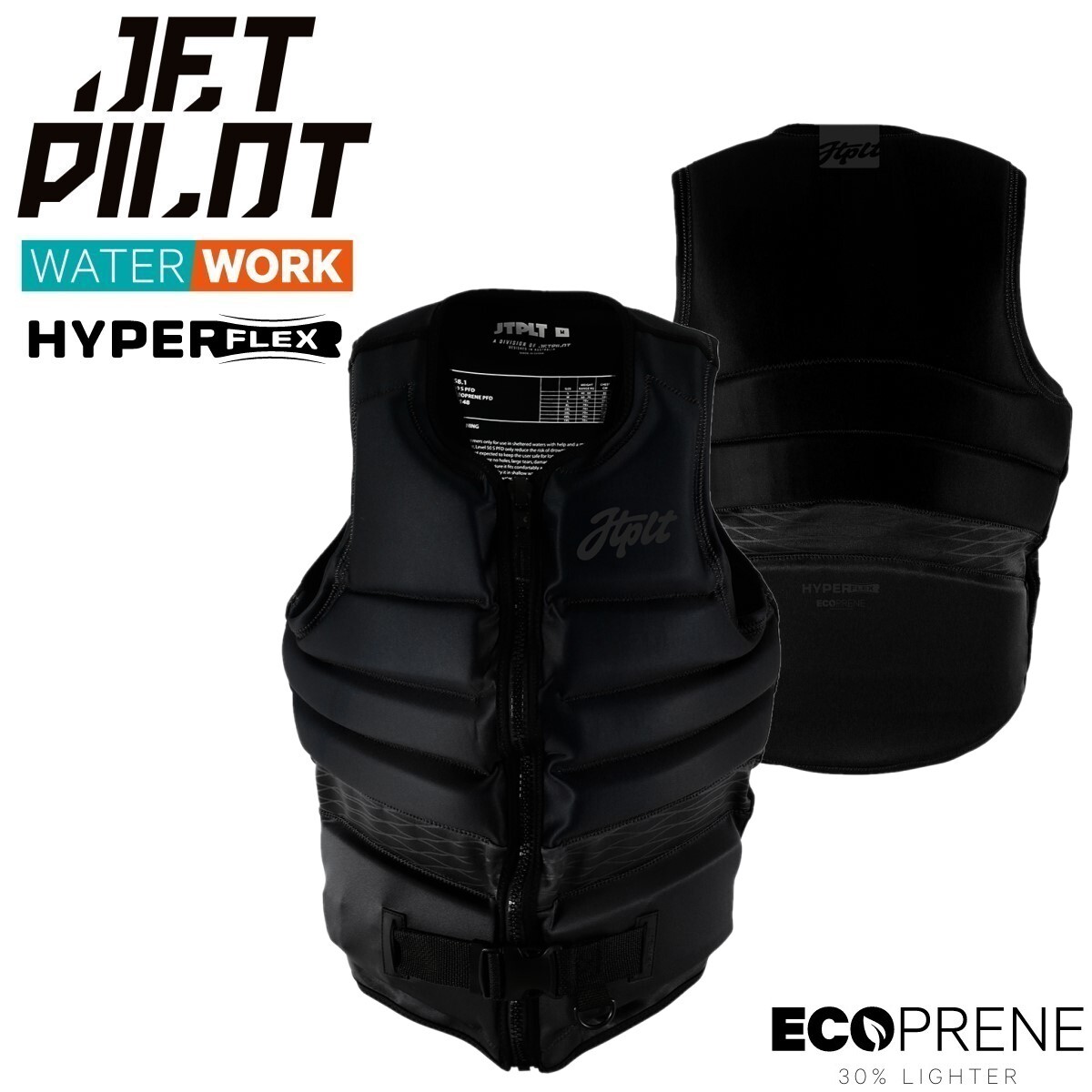 JETPILOT ブラック ジャケット Mサイズ JETPILOT ジェットパイロット ライフジャケット JCI認定 送料