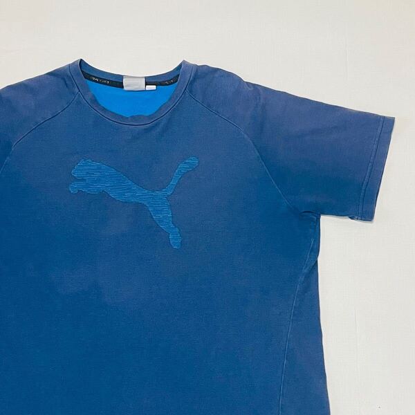 USA 古着 Tシャツ 半袖 PUMA プーマ プリントTシャツ サイズXL E0380