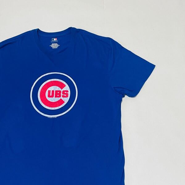 USA 古着 Tシャツ 半袖 MLB シカゴ・カブス プリントTシャツ サイズXL E0382