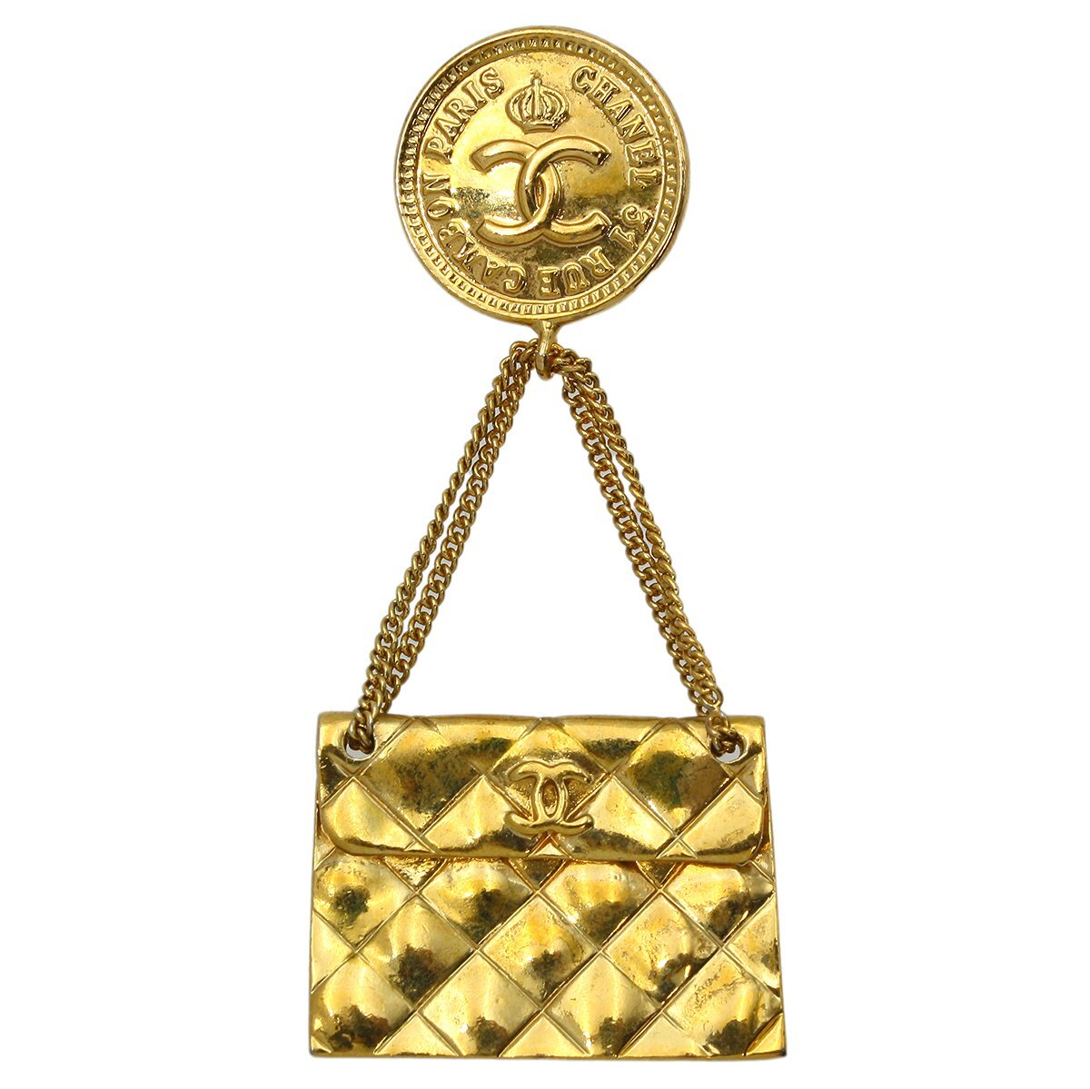 Yahoo!オークション -「chanel シャネル ココマークブローチ