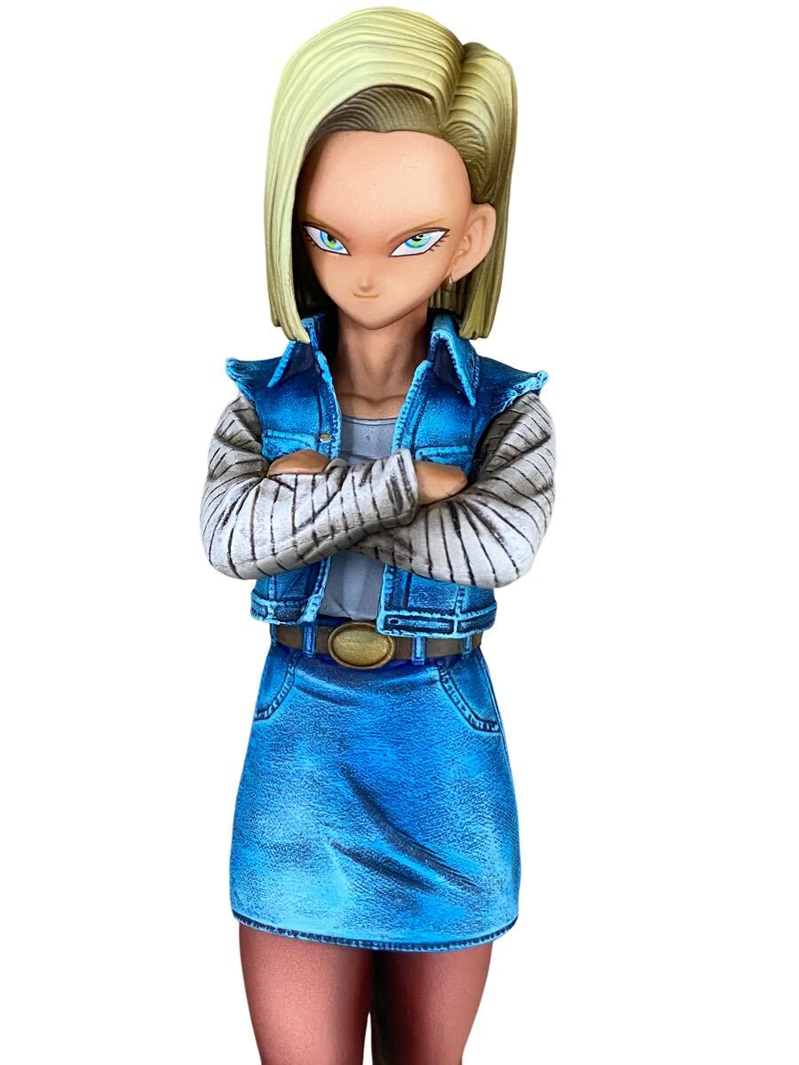 ドラゴンボール/人造人間18号/フィギュア/リペイント/生脚に変更 ドラゴンボール/人造人間18号/フィギュア/リペイント/生脚に変更