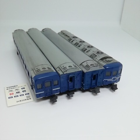 Yahoo!オークション -「ブルートレイン4両」(Nゲージ) (鉄道模型 Yahoo!オークション -「ブルートレイン4両」(Nゲージ) (鉄道模型