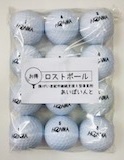 129-D1)HONMA D1 (ホワイト) 12個 ロストボール【やや傷あり】
