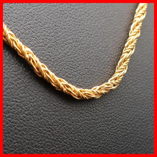 正規品 クリスチャンディオール Dior ネックレス Necklace 極太メッシュチェーン Extra-thick mesh chain CDロゴ 美品 Authentic Mint 袋