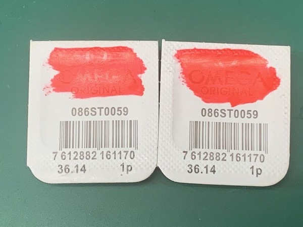 未使用 純正 オメガ OMEGA スピードマスター プロフェッショナル 086ST0059 プッシャー 2個セット (TO24066) 送料無料