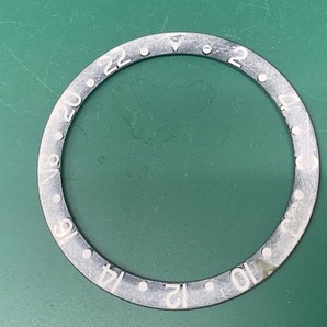 アンティー 純正 クROLEX 1675 GMTマスタ―用ベゼルディスク/ インサート (ゴ−スト退色ベゼルディスク)中古 (TR24070)送料無料