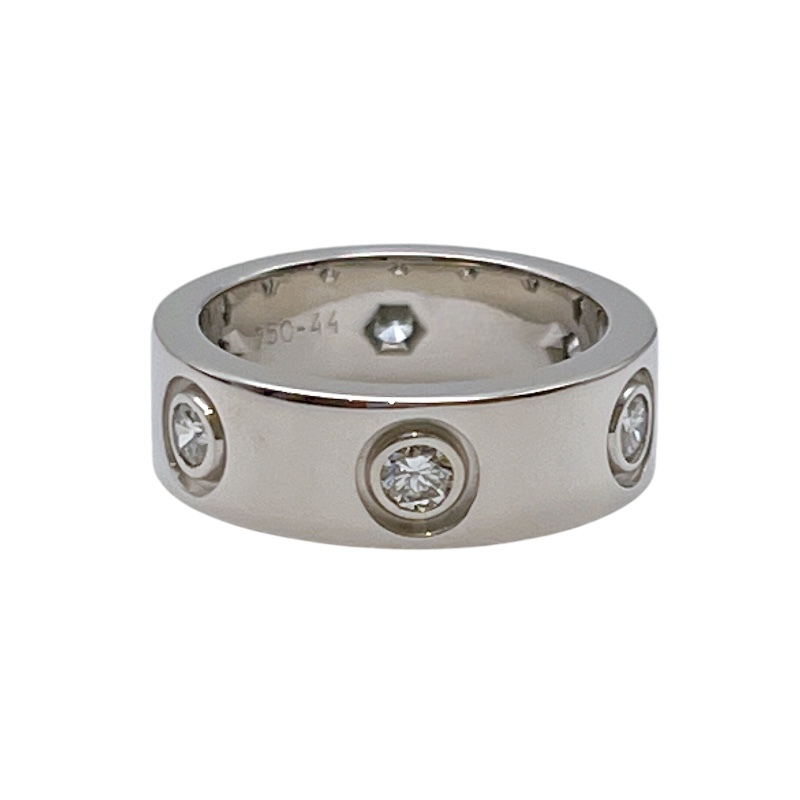 カルティエ Cartier ラブリングフルダイヤ（6P） K18ホワイトゴールド 750WG/ダイヤモンド ジュエリー 中古