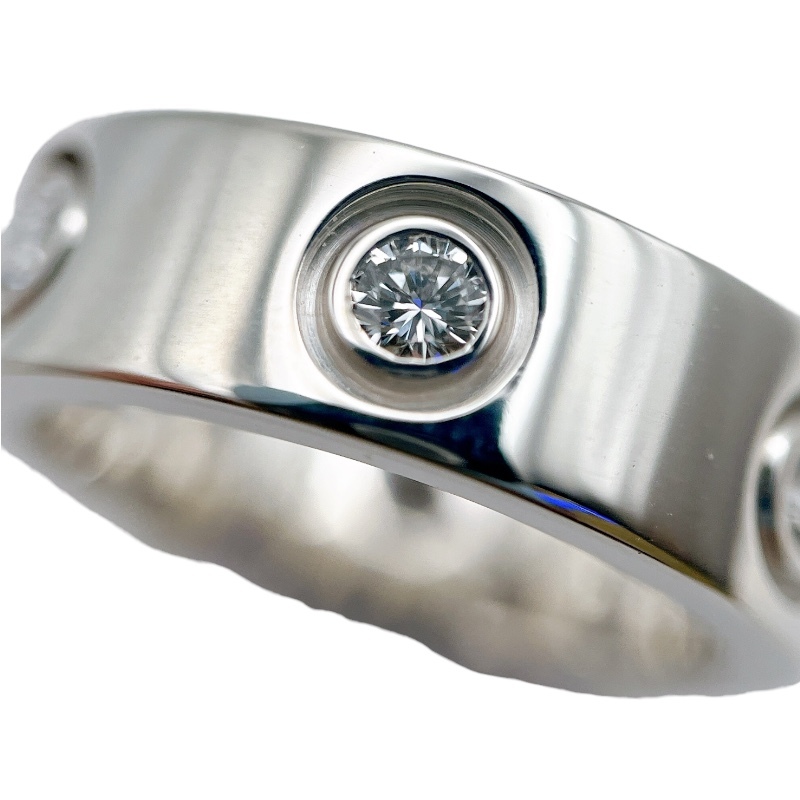 カルティエ Cartier ラブリングフルダイヤ（6P） K18ホワイトゴールド 750WG/ダイヤモンド ジュエリー 中古
