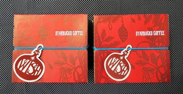 箱あり未使用品☆スターバックス Starbucks クリスマス柄マグカップ 2個 スタバ