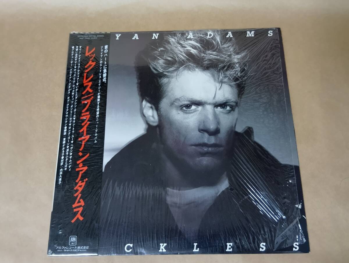 レコード　ブライアンアダムス BRYAN ADAMS / Reckless (帯付) LP – TICRO MARKET