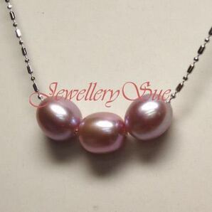 sv503m素敵♪天然淡水真珠/サクラピンクパールネックレス ♪6月の誕生石♪