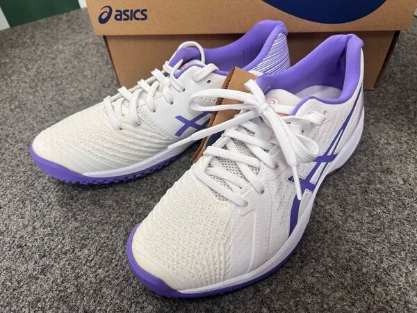 【送料込】★値下げ★asics アシックス テニスシューズ SOLUTION SWIFT FF OC 24.0cm レディス 女性 オムニクレーコート 1042A199-105