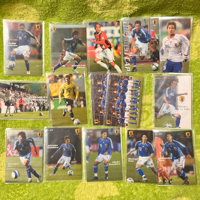 カルビー　サッカーカード　15枚