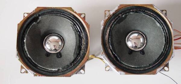 SONY ラジカセ スピーカー 3.2Ω 2W×2個 レトロラジカセ用 修理用