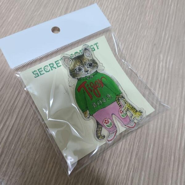 韓国 ヒグチユウコ 韓国限定 secret forest スマホグリップ 虎