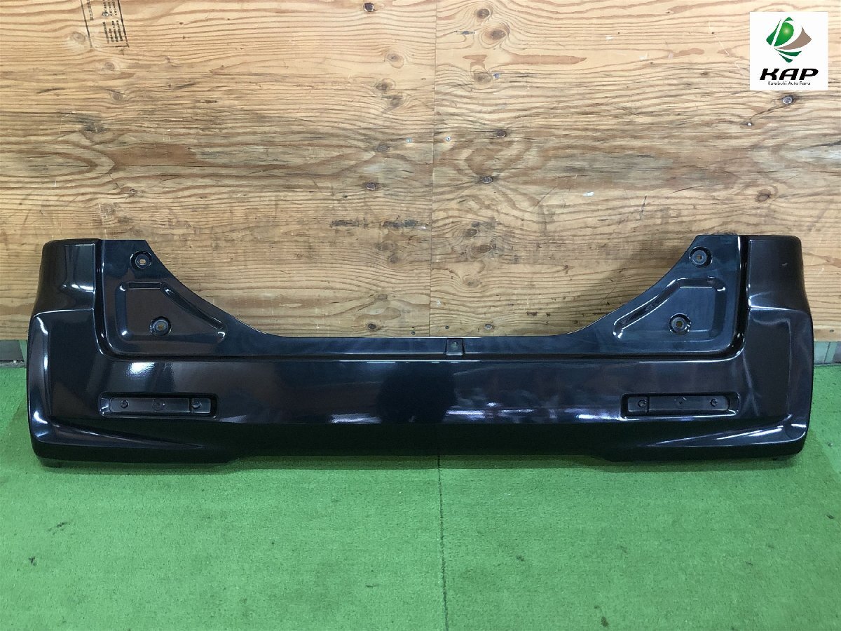 スズキ☆スペーシア カスタム MK32S 純正 リアバンパー ブルーイッシュブラックパール3/ZJ3 71811-81M50 【個人宅配送不可】