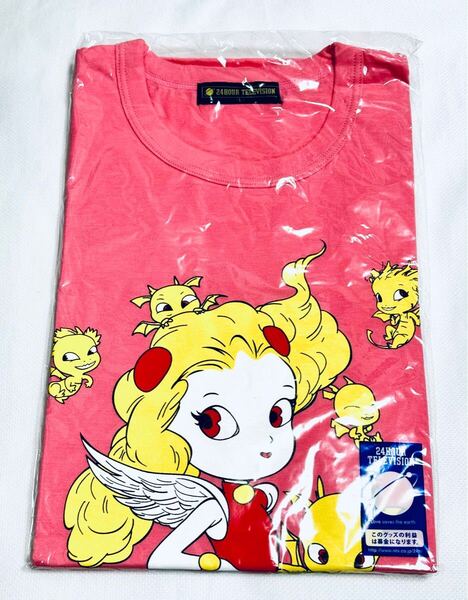 【新品】24時間テレビ37 チャリTシャツ ピンク Lサイズ 2014年 天野喜孝 関ジャニ∞ SUPER EIGHT(スーパーエイト) チャリティー 日テレ
