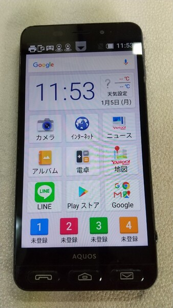 S740 Softbank シンプルスマホ3 509SH AQUOS SHARP 4G android 簡易動作確認&簡易清掃&初期化OK 判定〇 現状品 送料無料 現状品