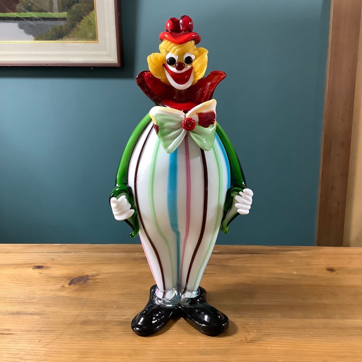 Yahoo!オークション -「ピエロ pierrot」(工芸ガラス) (ガラス Yahoo!オークション -「ピエロ pierrot」(工芸ガラス) (ガラス