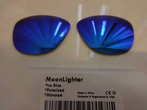 ★オークリー ムーンライター用 カスタム偏光レンズ ICE BLUE Color Polarized 新品 MOONLIGHTER