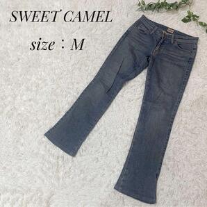 SWEET CAMEL スウィートキャメル【61】レディース ストレートデニム ジーンズ パンツ ボトムス ズボン 綿95% 送料無料 匿名配送