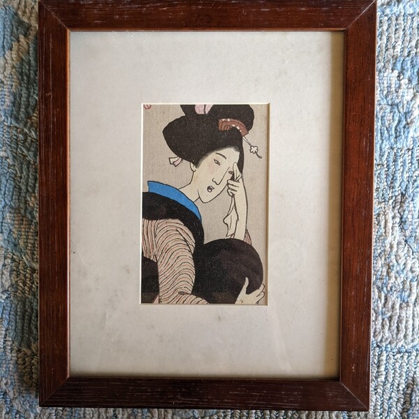 【模写】竹久夢二の木版画