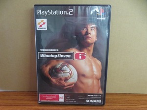 KMG3775★PS2ソフト ワールドサッカー ウイニングイレブン6 ケース説明書付き 起動確認済み 研磨・クリーニング済み プレイステーション2