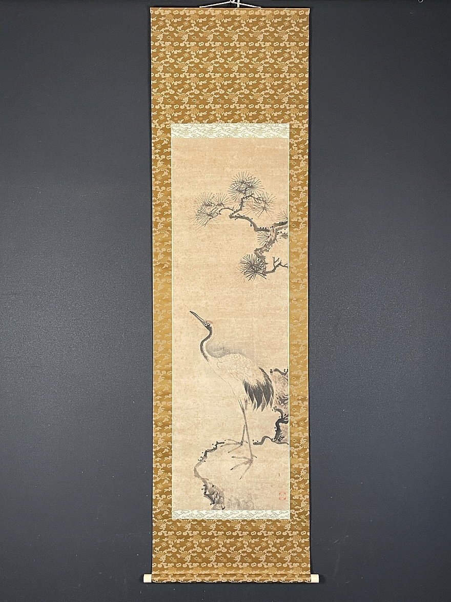 Yahoo!オークション -「掛け軸 狩野」(花鳥、鳥獣) (日本画)の