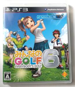 PS3 みんなのGOLF6 BCJS-30089 ソニー・コンピュータエンタテインメント