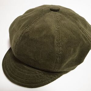 【送料無料 即決】New York HatニューヨークハットNewYorkHat USA製 Corduroy Spitfireコーデュロイ キャスケット オリーブ XL 新品 米国製