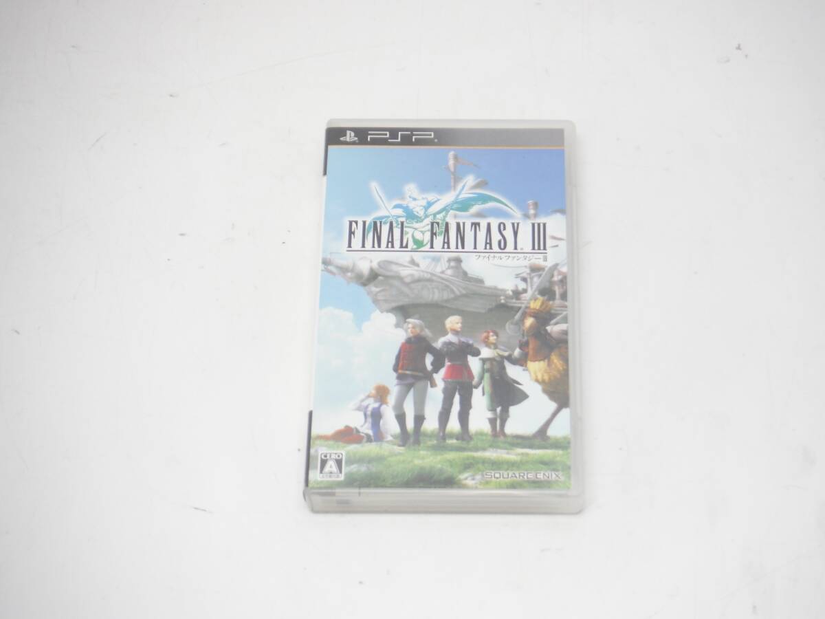 PSP Final Fantasy III 3 Japan Import Free Shipping