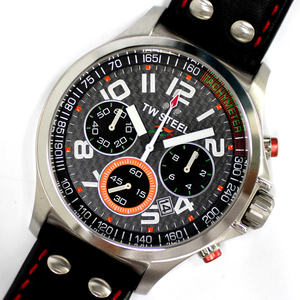 【TW STEEL】TWスティール サハラ フォースインディア TW432 ブラック クロノグラフ