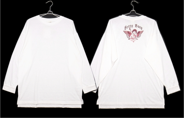 即決■★Betty Boop / ベティ・ブープ★■ロンT / SIZE=F