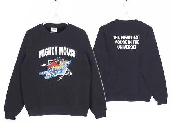 即決■★マイティ・マウス Mighty Mouse★■トレーナー(ネイビー)SIZE=LL