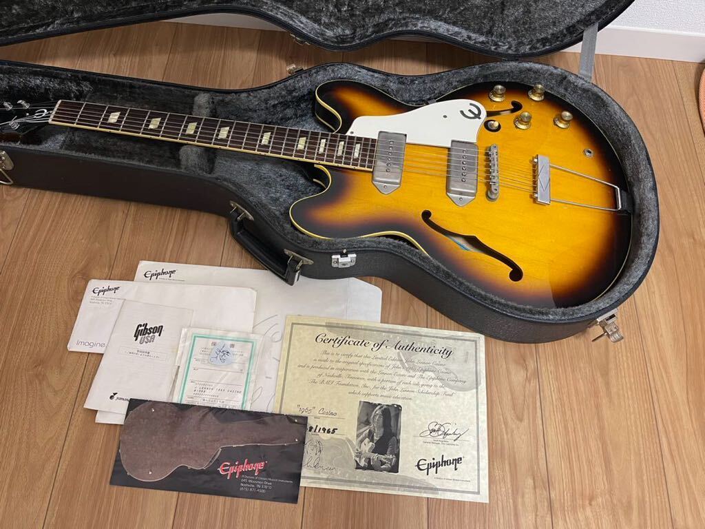 Yahoo!オークション -「epiphone casino john」(ギター) (楽器 Yahoo!オークション -「epiphone casino john」(ギター) (楽器