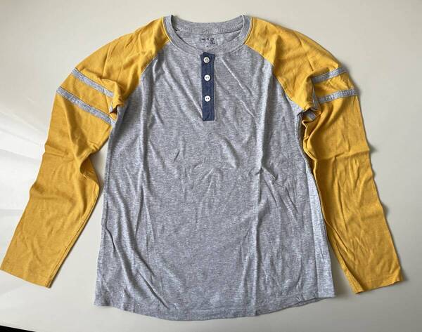 美品 Gap ヘンリーネックロンT(160)