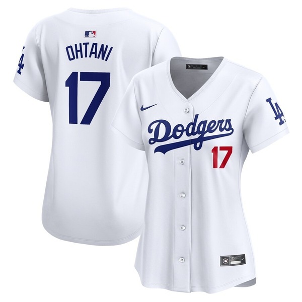 MLB 大谷翔平 ドジャース ユニフォーム Women's レディース リミテッド Player Jersey ナイキ/Nike ホワイト Mサイズ