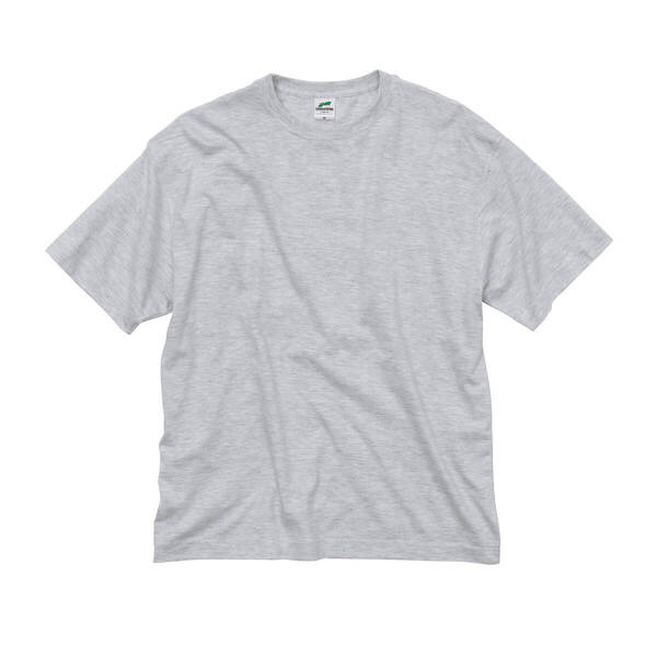 1105-01 5.6オンス トライブレンド ビッグシルエット Tシャツ アッシュ L ユナイテッドアスレ UnitedAthle 送料無料