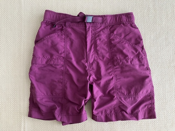即決 ユニクロ ギア ショーツ ショートパンツ パープル Sサイズ UNIQLO ナイロン リップストップ