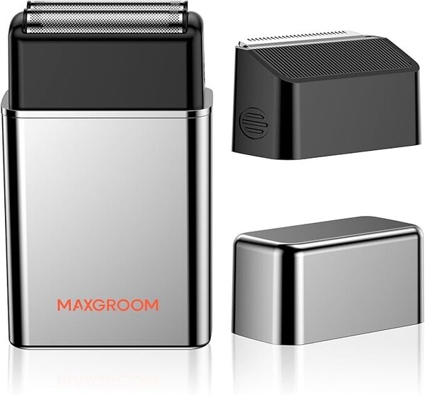 MAXGROOM 2in1 電動 シェーバー メンズ IPX6 USB充電式 電気シェーバー ひげそり 乾湿両用 7000RPM高速回転 二合一シェーバ 2枚刃 IPX6防水