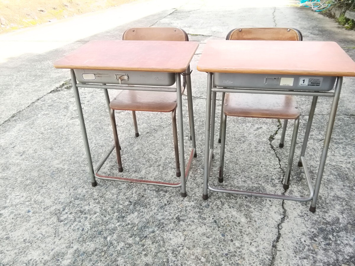 Yahoo!オークション -「*昭和レトロ!! 学習」(机) (家具 Yahoo!オークション -「*昭和レトロ!! 学習」(机) (家具