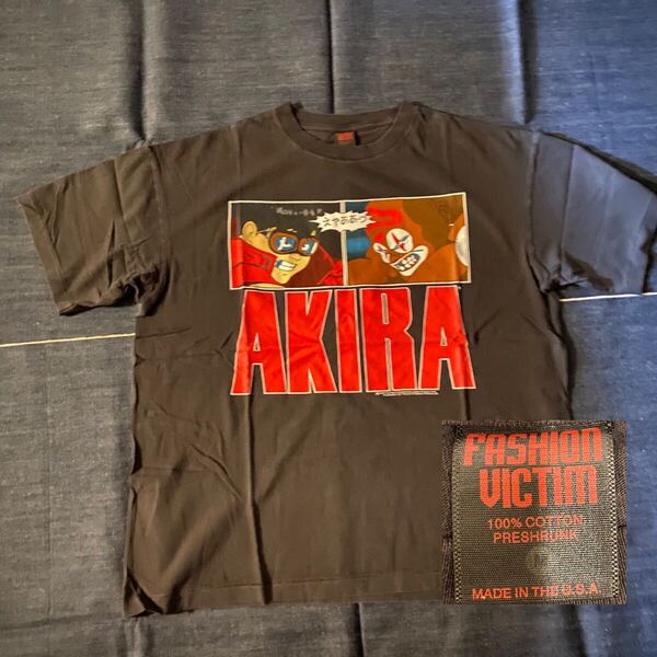 AKIRA アキラT(Vintage ヴィンテージ 90s AKIRA アキラ エヴァンゲリオン アニメT ロックT ラップT ムービーT)