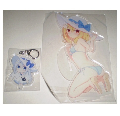 1 新品未開封品 あんちょびうさぎ 宇都宮つみれ アクリルフィギュア + キーホルダー ありあ ゆき コミケ104 / ハミダシクリエイティブ C105
