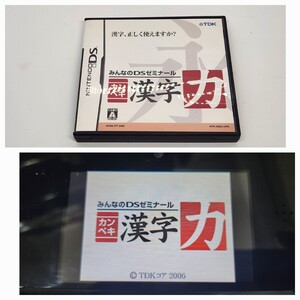 中央① みんなのDSゼミナール カンペキ漢字力 ニンテンドーDS ゲームソフト Nintendo NINTENDO ソフト ゲーム 任天堂 DS