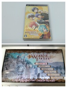 左④【PSP】 ワンド オブ フォーチュン ポータブル (通常版) ソフト