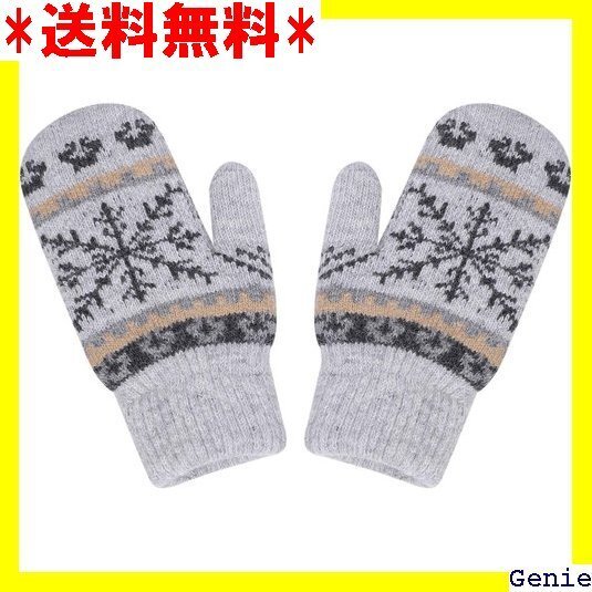 LONTG レディース手袋 ミトン手袋 おしゃれ 雪柄 対策 てぶくろ スタイリッシュ アクセサリー プレゼント 36